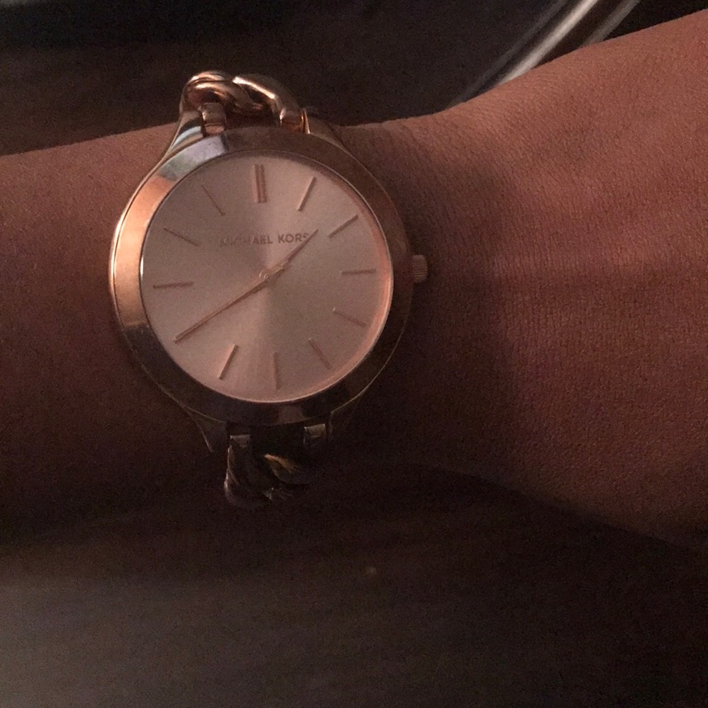 Beautiful Rose Gold MK watch
